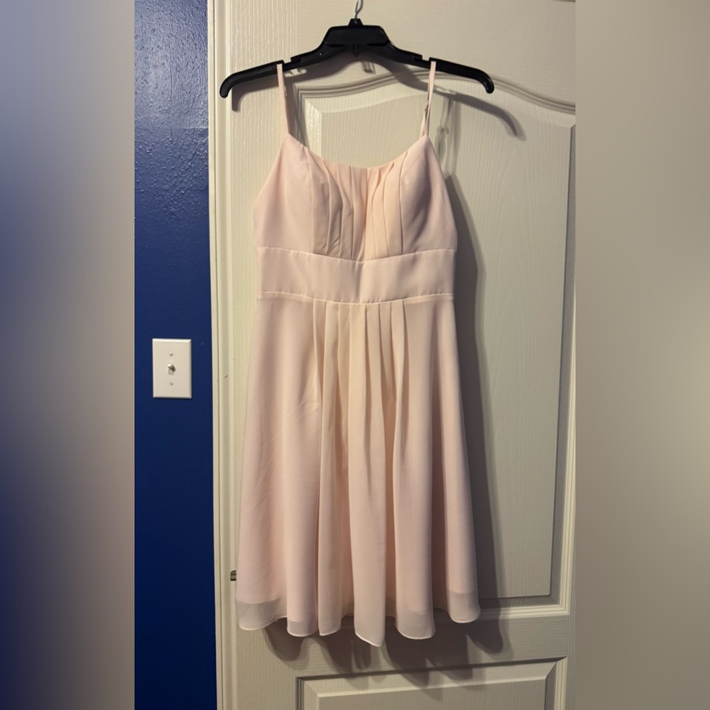 Blush pink knee length JJ’s house dress!!